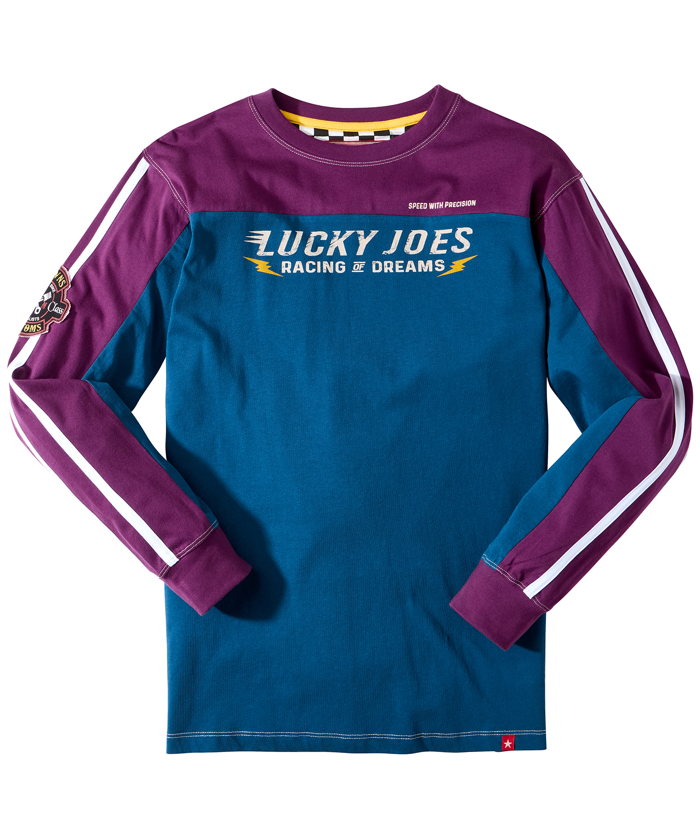 Joe Browns Men's Contrast Panels Casual Long Sleeve Top - Picture 2 of 19