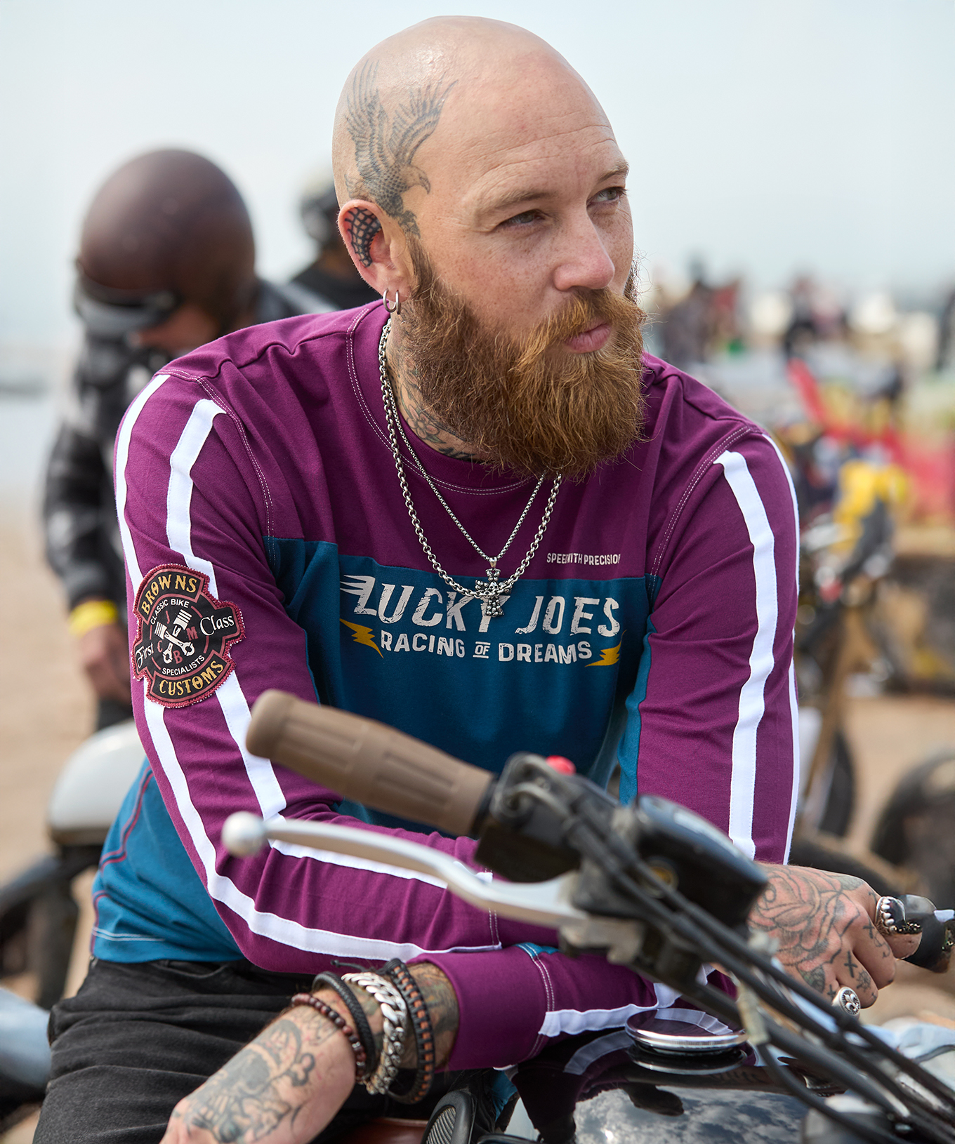 Joe Browns Men's Contrast Panels Casual Long Sleeve Top - Picture 3 of 19