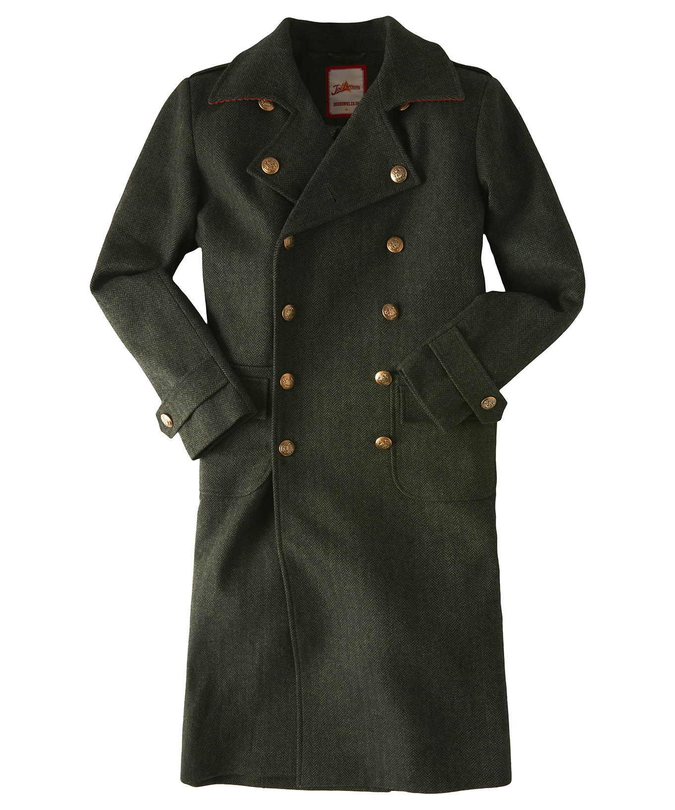 Joe Browns Men's Longline Double Breasted Military Style Trench