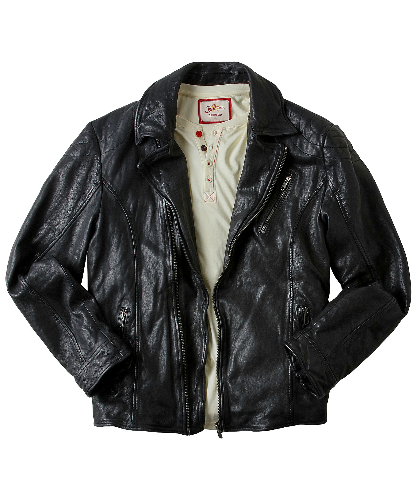 Joe Browns Mens Leather Jacket eBay