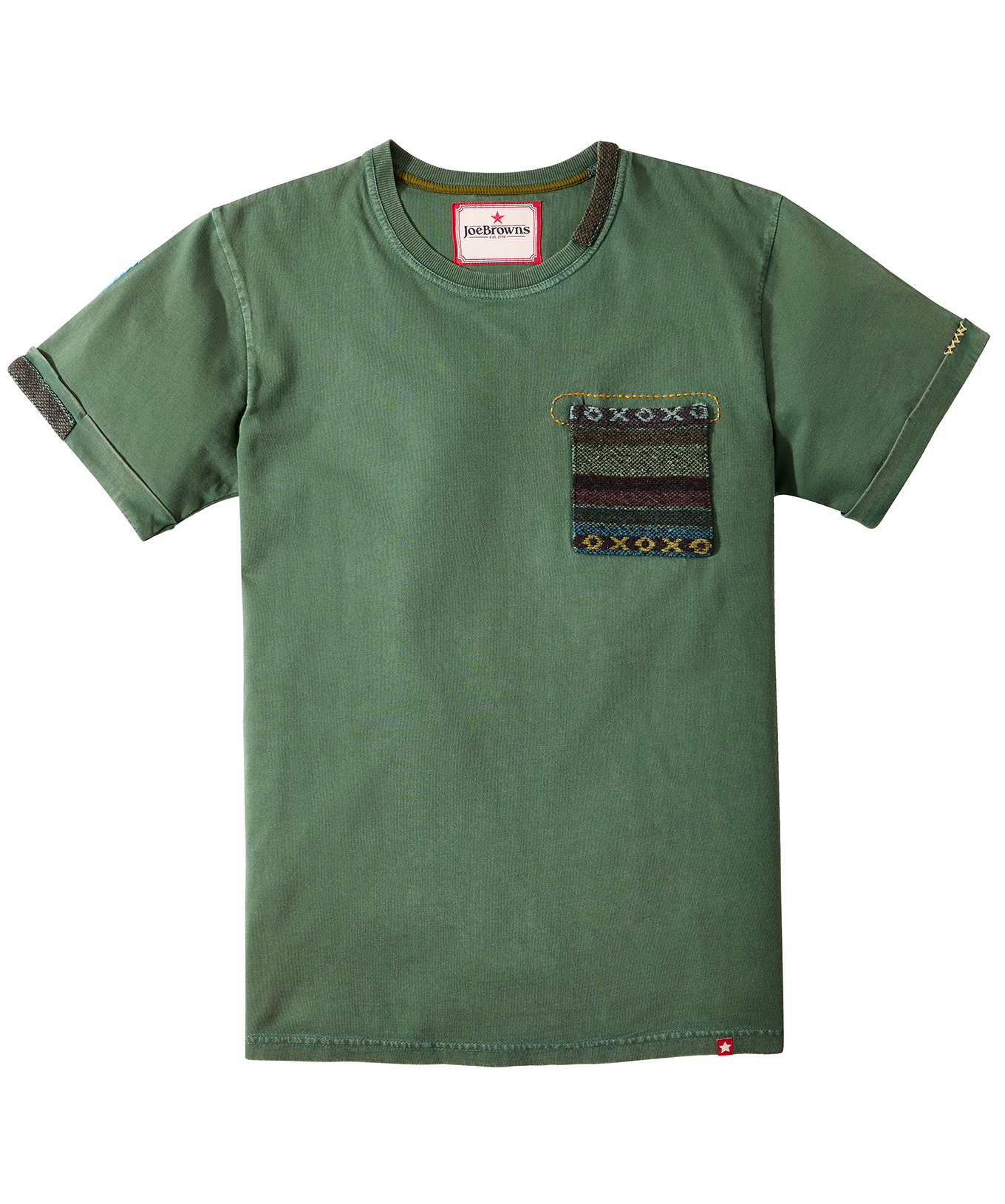 Joe Browns Men's Twin Needle Hem Short Sleeve T Shirt - Picture 2 of 16