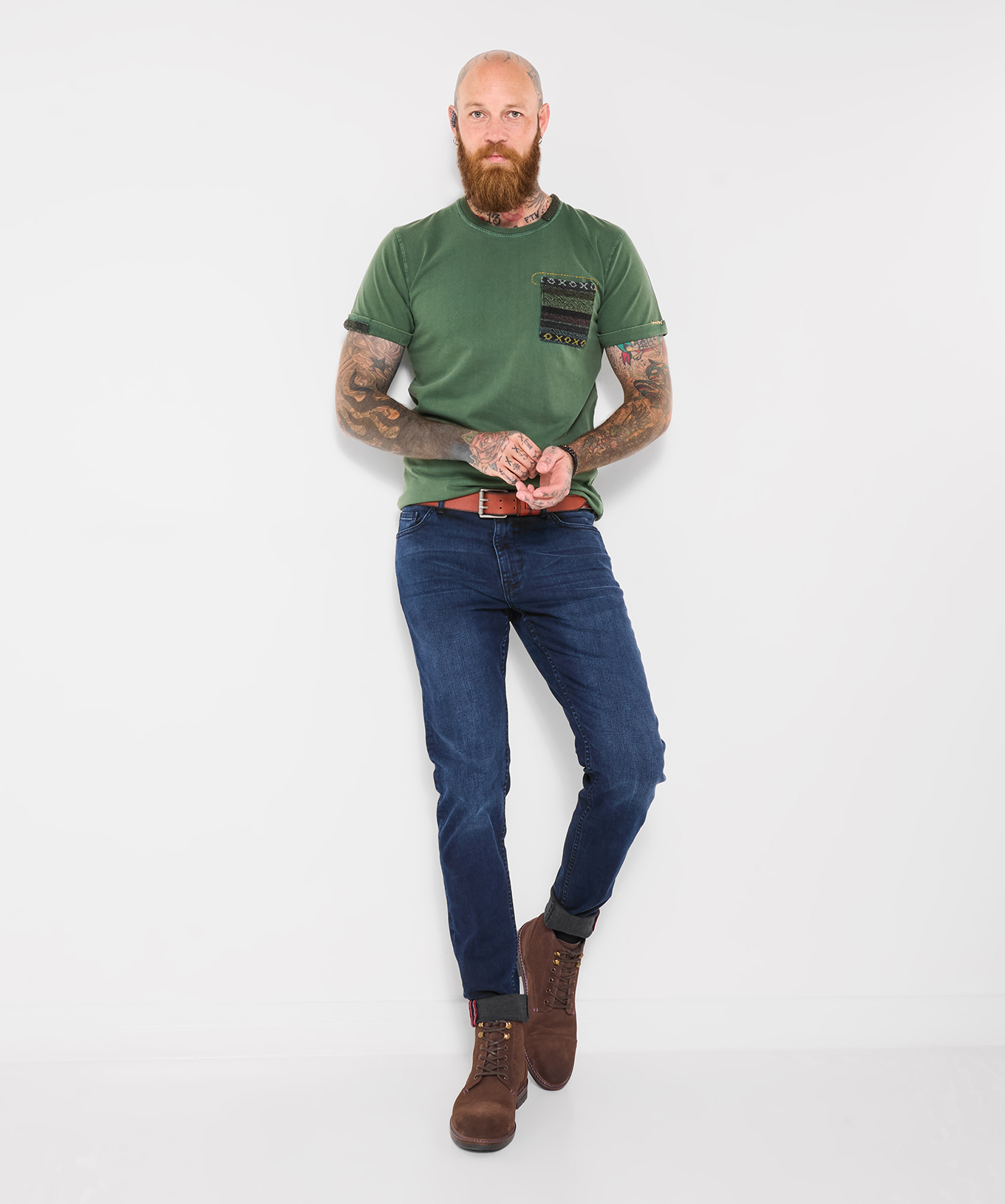 Joe Browns Men's Twin Needle Hem Short Sleeve T Shirt - Picture 4 of 16