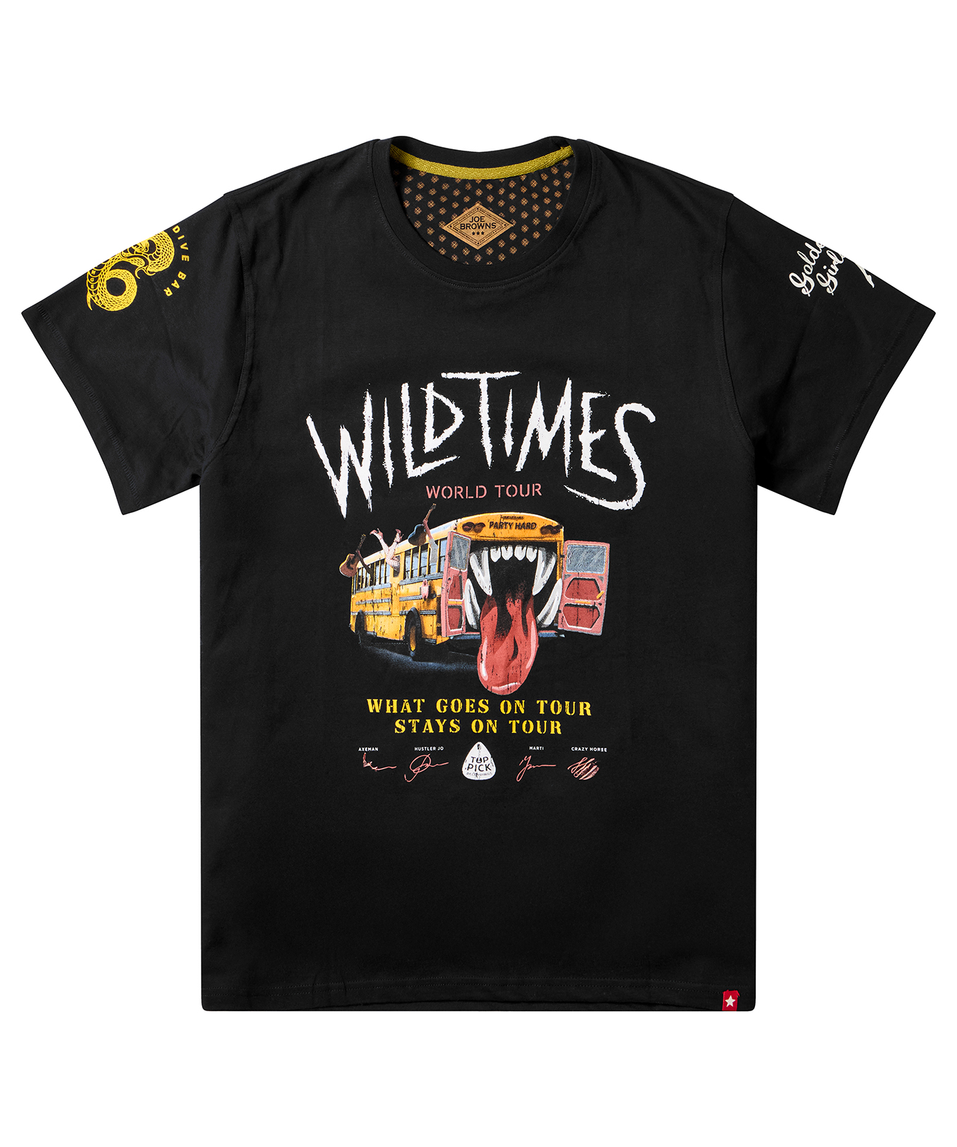 Joe Browns Men's Tour Bus Retro Graphic Men’s T-Shirt - Picture 2 of 16