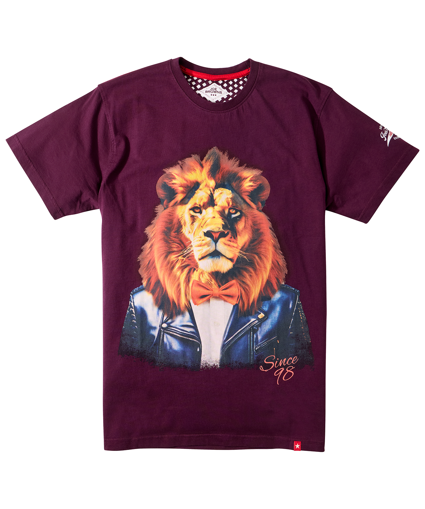 Joe Browns Men's Twin Needle Finish Men's Stylish Graphic Tee - Picture 2 of 16