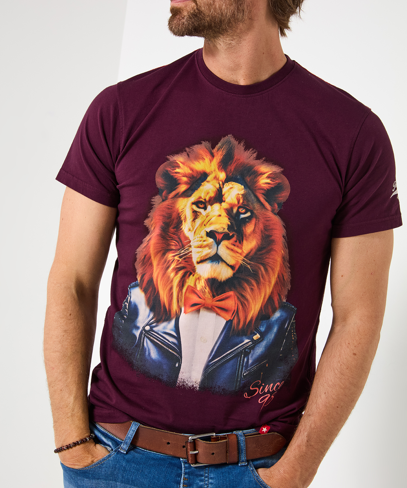 Joe Browns Men's Twin Needle Finish Men's Stylish Graphic Tee - Picture 3 of 16