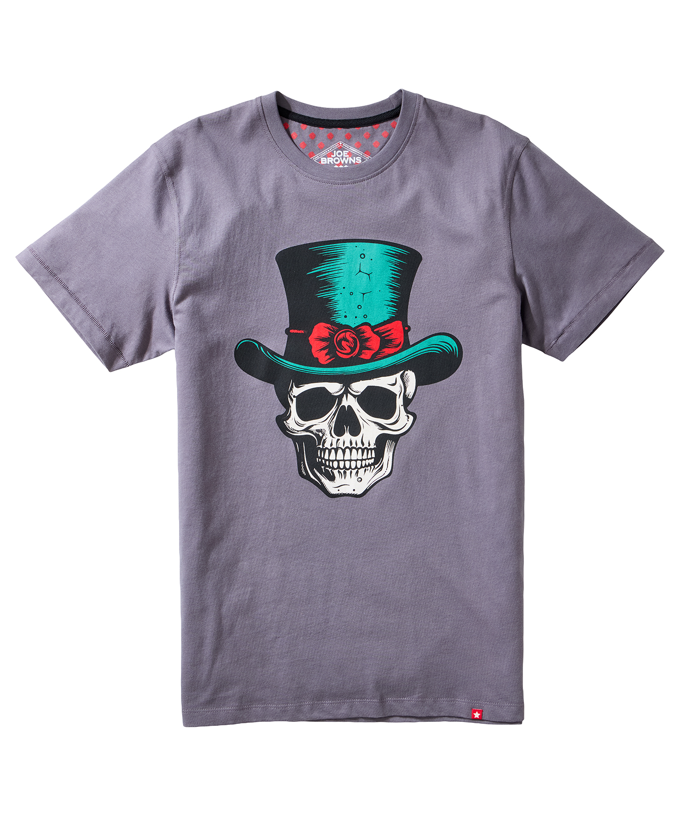 Joe Browns Mens Men’s Top Hat Graphic Tee Black S