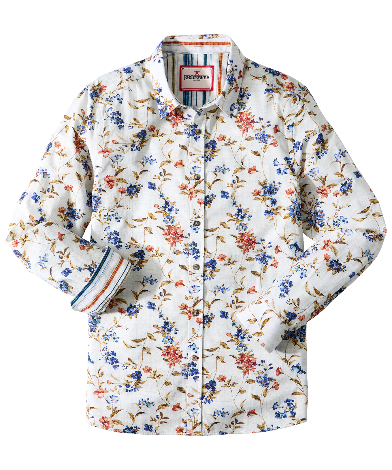 Joe Browns Men's Classic Collar Floral Shirt - Picture 2 of 31