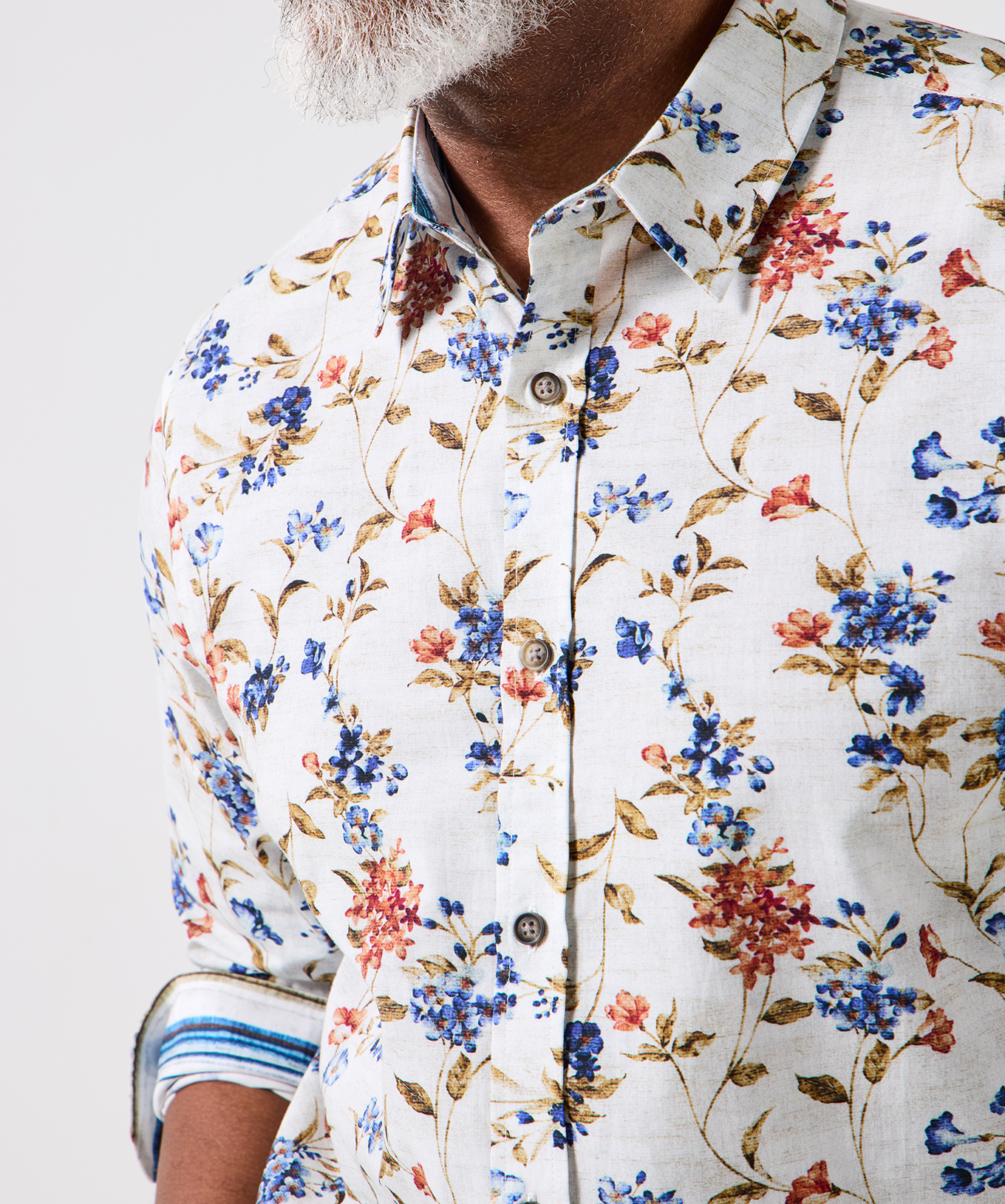 Joe Browns Men's Classic Collar Floral Shirt - Picture 4 of 31