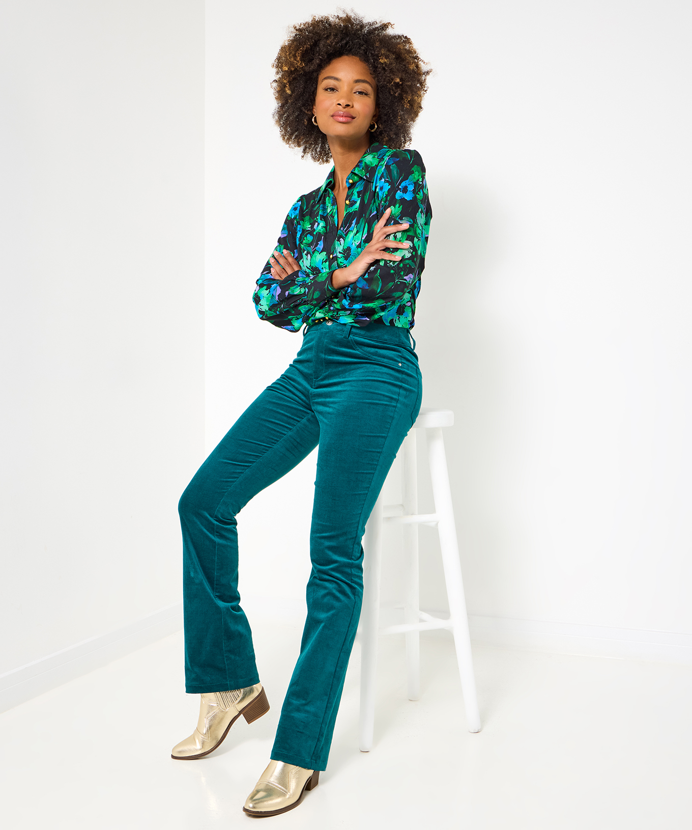 Joe Browns Women's Bootcut Stretch Moleskin Trousers