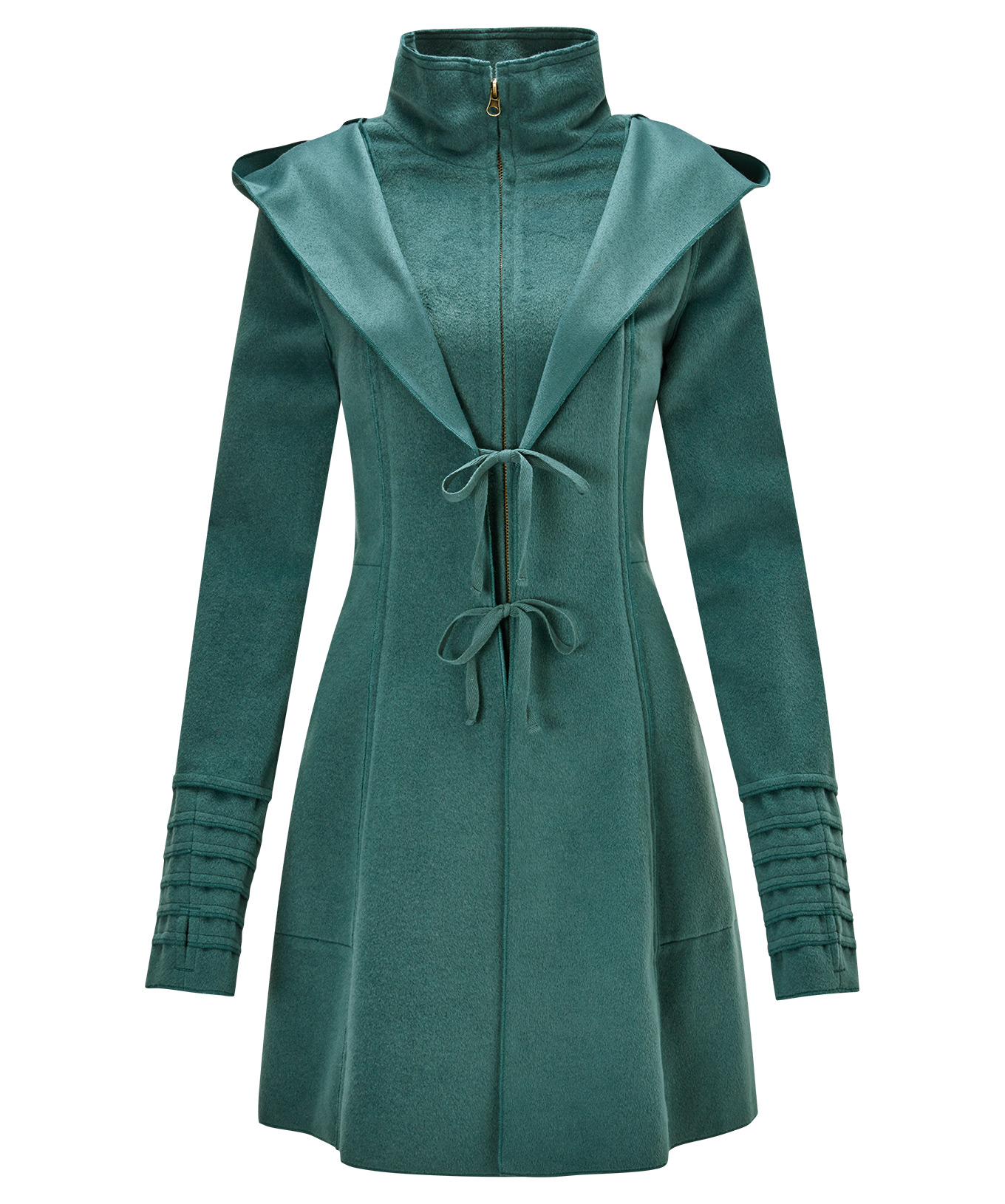 Joe Browns Womens Hooded Jacket with Velvet Trims eBay