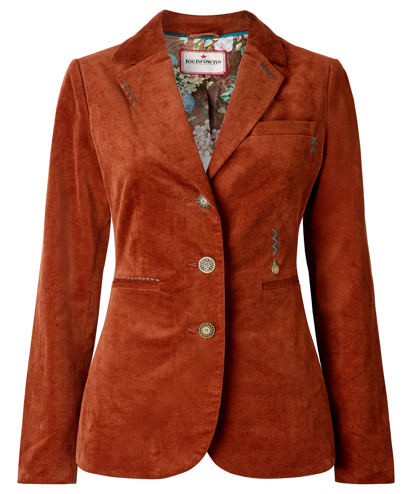 Joe Browns Women's Stitch Detail Moleskin Velvet Jacket - Picture 2 of 43