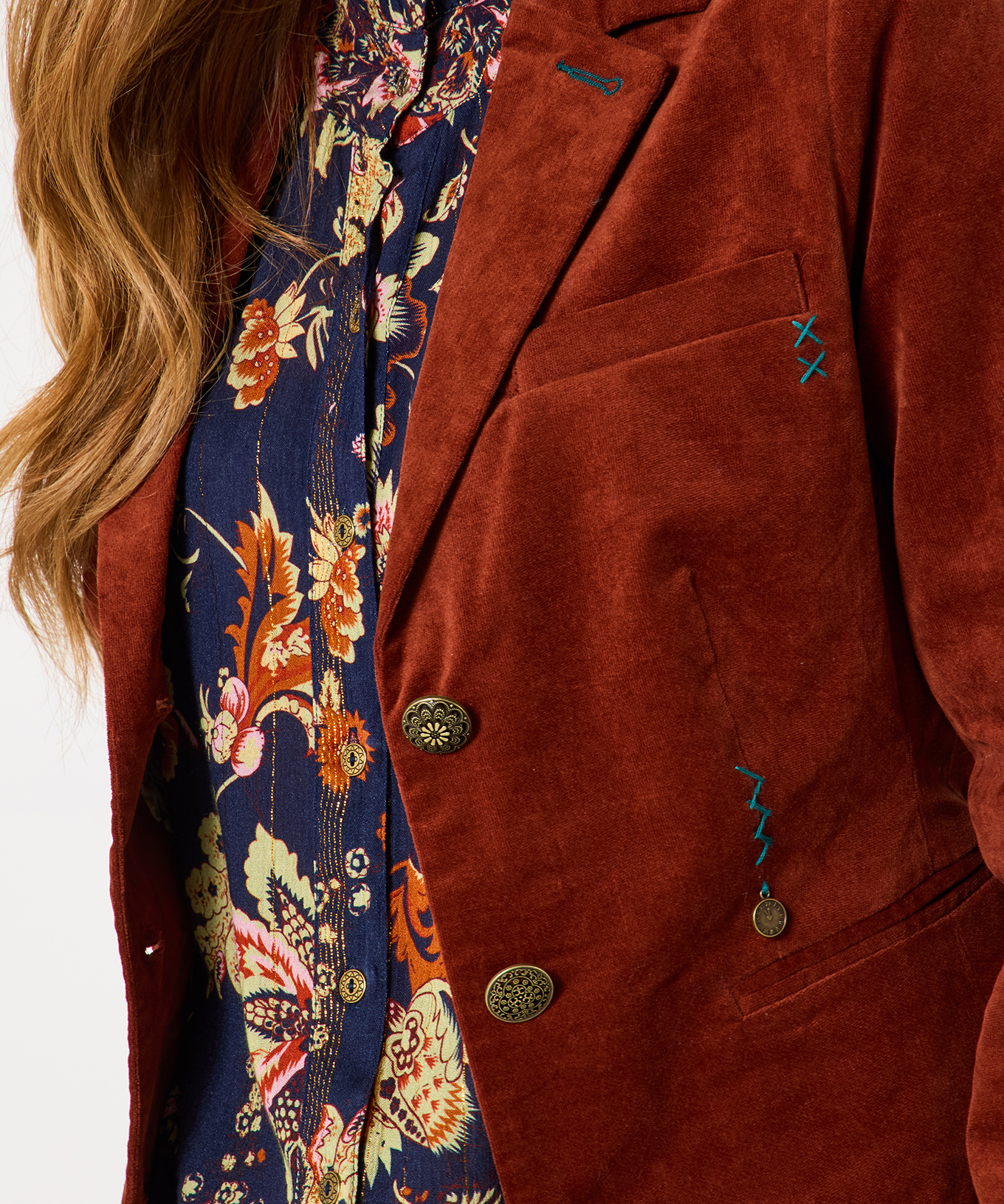 Joe Browns Women's Stitch Detail Moleskin Velvet Jacket - Picture 4 of 43