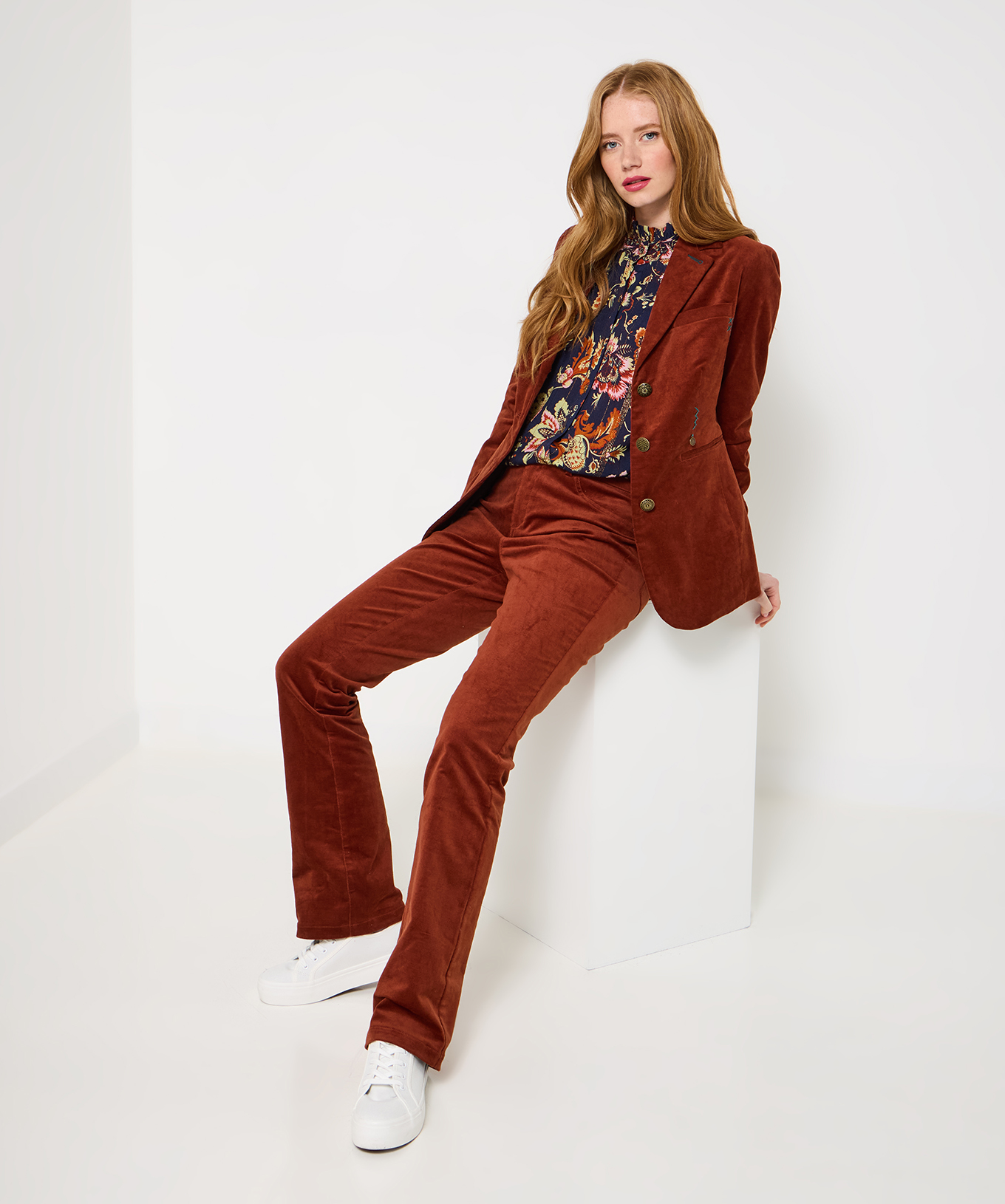 Joe Browns Women's Stitch Detail Moleskin Velvet Jacket - Picture 5 of 43