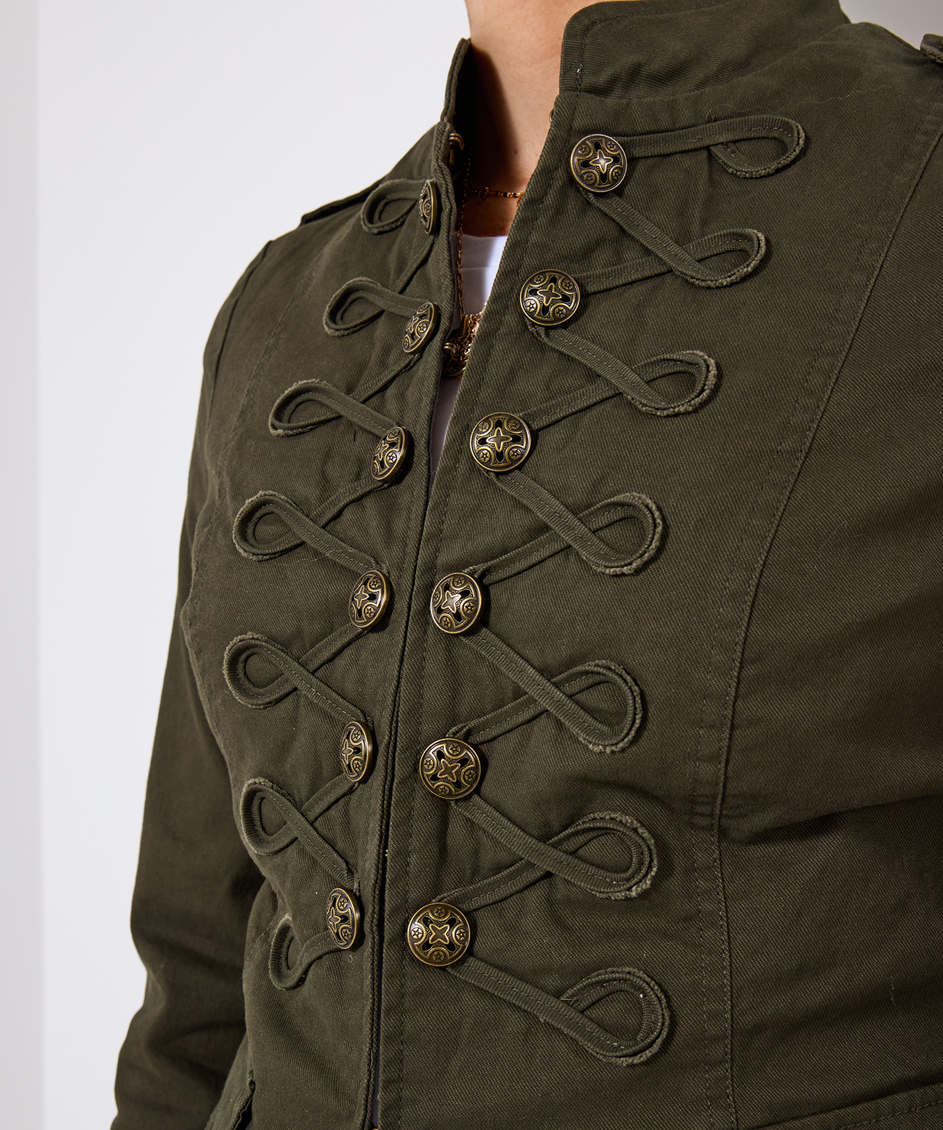Joe Browns Women's Utility Khaki Military Jacket - Picture 4 of 43