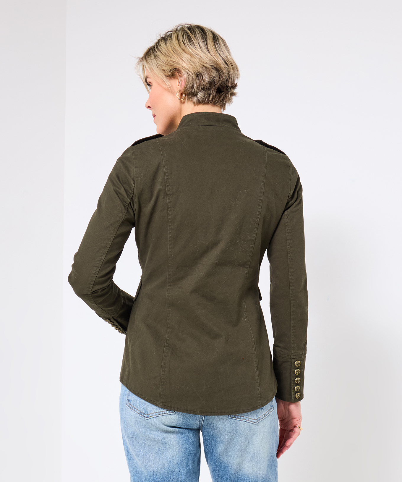 Joe Browns Women's Utility Khaki Military Jacket - Picture 7 of 43