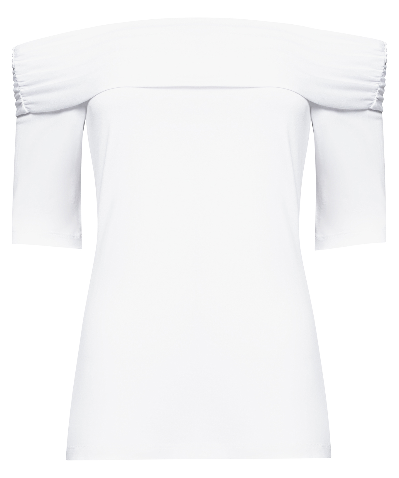 Joe Browns Women's Slim Fit Fold Over Bardot Jersey Top - Picture 6 of 14